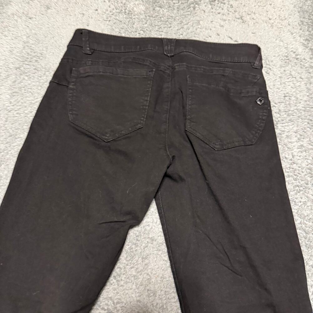 Democracy Jeans Pants Womens 6 (30x28.5) Black stretch Ankle Skinny - Picture 4 of 10